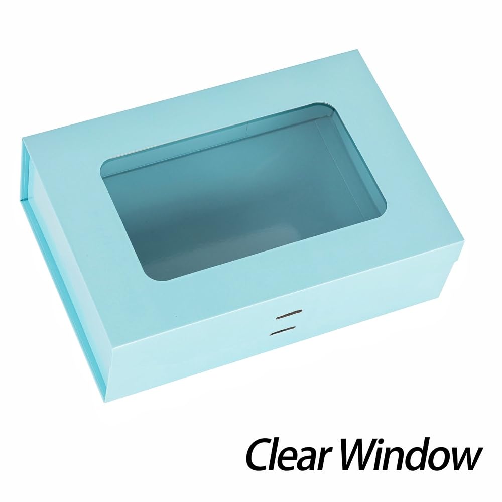 Amazon | PLINJOY ブルーギフトボックス プレゼント用 リボン付き 10.8