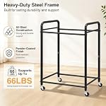 1-Section Laundry Hamper with Wheels, 120L Rolling Laundry Basket - Image 5