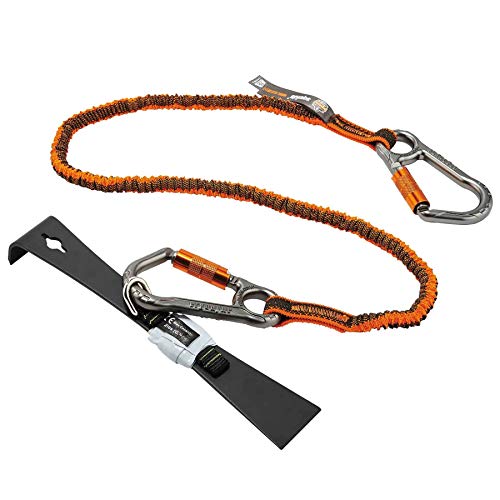 Image of Tool Tethering Kit for Glaziers, Includes Tool Lanyards and Attachments for Spray Cans and Putty Knives, Ergodyne Squids 3185