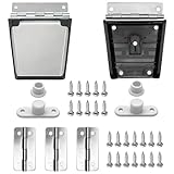 Saioagi Cooler Hinges & Latch Replacement Kit for Igloo - Stainless Steel & ABS Parts with High-Strength Screws, Fits 25-165 Quart Ice Chests