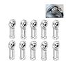 10Pcs Female Rod End, Rod End Bearing Steel Female, M4 Right Hand Threaded Rod End Joint Bearing