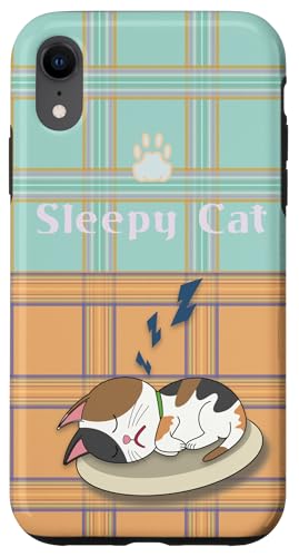 Sleepy Cat �X�}�z�P�[�X iPhone XR �p
