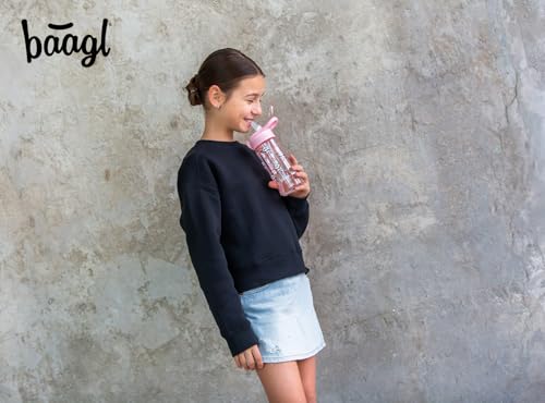Botella de bebida escolar de 500 ml sin goteo para niñas activas 8