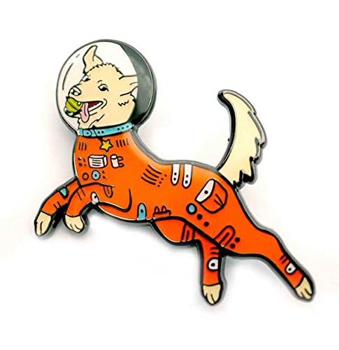 Compoco Dog Enamel Pin Astronaut Puppy Golden Retriever in a Space Suit with a Space Helmet Dog Lovers2
