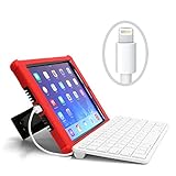 Apple MFI Certified 8-pin iPad Wired Keyboard Lightning Connector for iPad 4, Air, Air 2, Mini, Mini with Retina, and Mini 3. Great for PARCC and Smarter Balanced Tests