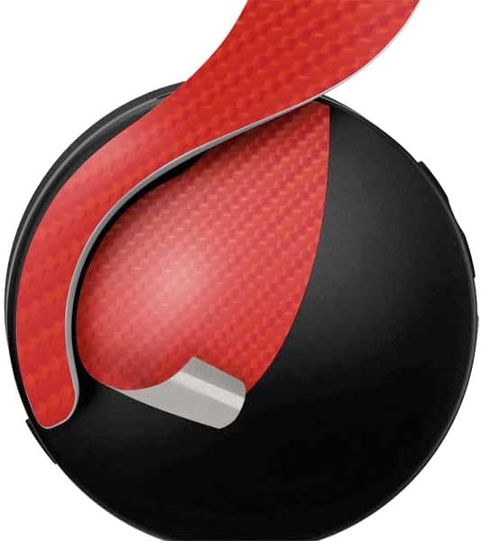 Skinit Decal Gaming Skin Compatible with Pulse 3D Wireless Headset for PS5 - Red Carbon Fiber Specialty Texture Material Design