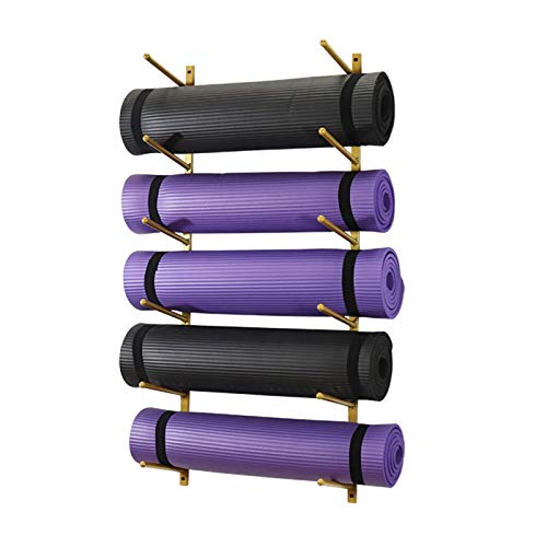 Support de rangement mural à 6 couches en métal robuste pour gym