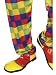 Smiffy's Adult's Unisex Clown Shoes, Yellow and Red, One Size, 25519