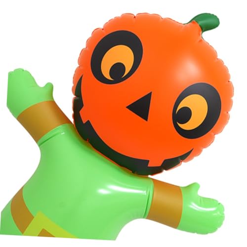 Citrouille gonflable Halloween de 1m20 avec lumières led intégrées pour décoration extérieure - 4