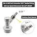 Keg Disconnect Ball Lock Disconnect - LUCKEG Brand Ball Lock Quick Disconnect with Swivel Nut and Hose Clamp for Homebrewing
