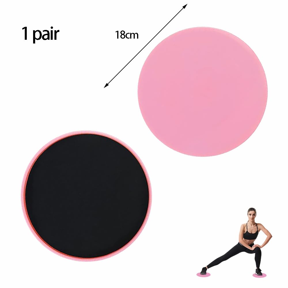 2 Pezzi Core Sliders Fitness Disco Scorrevole Slider Fitness Dischi per Esercizi diesercizi Addominali casa Palestra Tappeto Pavimenti Duri