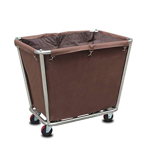 Carrito móvil para ropa de hotel con ruedas universales miniatura 1