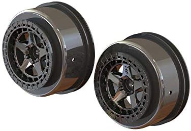 ARRMA SC 2.2/3.0 Wheel 14mm Hex Blk Chrome(2) image 2