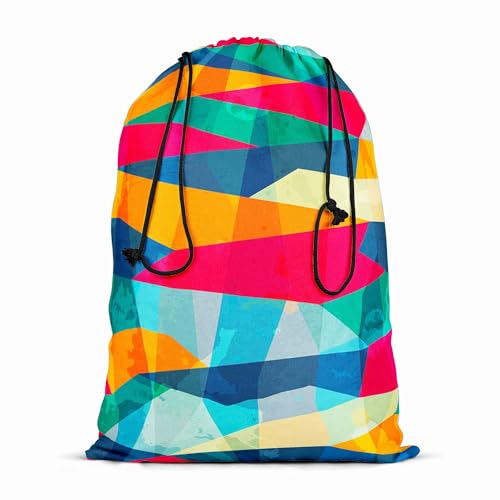 Image of ArtzFolio Grunge Mosaic | Reusable Sack Bag | Bag for Gym, Storage, Vegetable & Travel