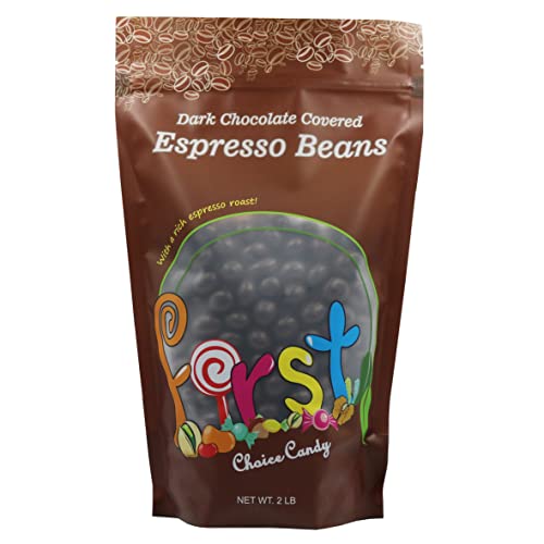Firstchoicecandy Dark Chocolate Covered Roasted Espresso Coffee Beans 2 Pound thumb #2