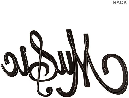 Miniatura 2 de Decoración de pared con palabras musicales con clave de agudos