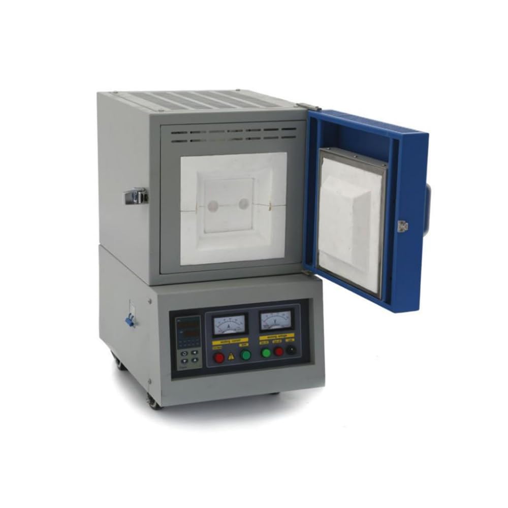 TMAXCN Brand Muffle Furnace, Box Type Laboratory Furnace with Temperature Control, Alumina Ceramic Fiber Furnace (1700℃, 100mm*100mm*100mm)