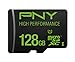 PNY 128GB High Speed MicroSDXC Memory Card (P-SDUX128U160G-GE)