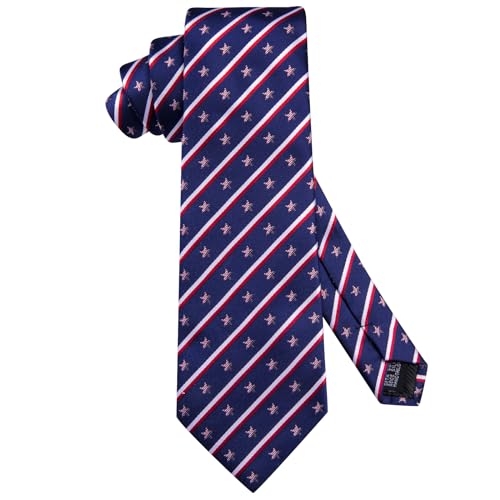 Image of Hi-Tie Men's Tie Sets Silk Paisley Striped Necktie Pocket Square Cuff-links Sets Wedding Business Holiday