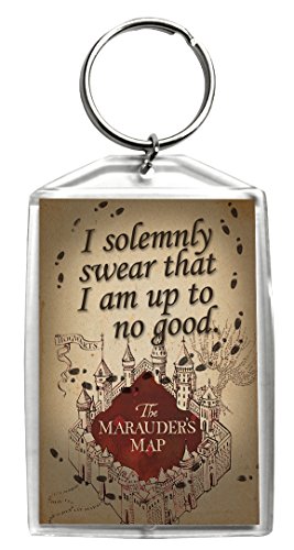Harry Potter Marauders Map - I Solemnly Swear I'm Up To No Good - Key Chain - By Trend Setters Ltd.