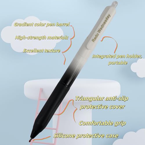 Bolígrafos Rollers de Tinta Gel Negro 0.5mm x18 miniatura 2