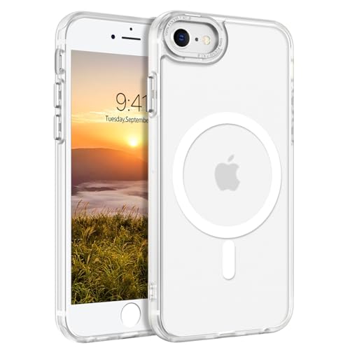 Étui magnétique iPhone SE antichoc mate Guagua pour éviter les chutes et rayures