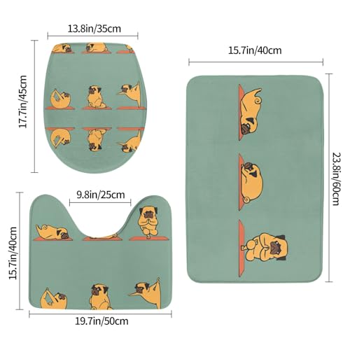 Tapis de bain carlin absorbant lavable tapis douche antidérapant U