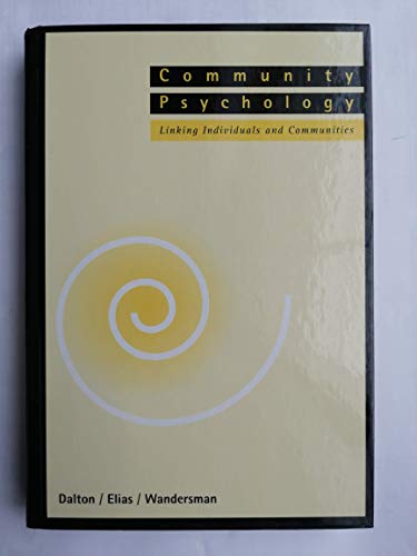 James Dalton - GEBRAUCHT Community Psychology Linking Individuals and Communities - Preis vom 26102023 050019 h