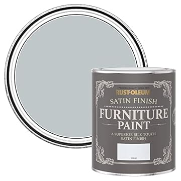 Rust-Oleum Light Blue Furniture Paint in Satin Finish - Icecap 750ml
