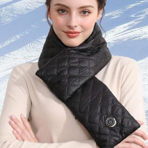 Bufanda eléctrica recargable mujer térmica cálida invierno batería 3