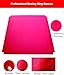 Boxing Ring Canvas Cover - Professional Boxing Ring Canvas Mat Cage Canvas Mat Cover for Boxing and Wrestling (Red, 24x24 FT)