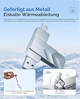 ORICO USB Stick 128GB 400MB/s, USB 3.2 Gen 1, Typ A & USB-C Flash-Laufwerk – Ansicht 3