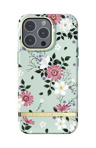 RICHMOND & FINCH Coque de téléphone conçue pour iPhone 13 Pro, 6,1 Pouces, Coque Double Bloc, testée au piège, Bords surélevés, Coque de Protection, Menthe Douce