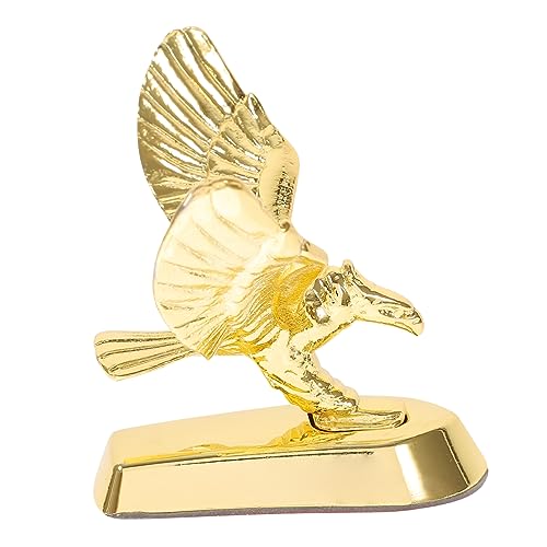 LIFKOME 1Pc Motorcycle Eagle Badge Unique Hood Modification Decor for Motorbikes Design Fit Easy Installation Eye Catching Motorcycle Accessory