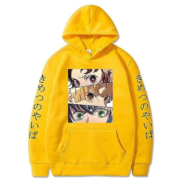 Anime Slayer Tanjirou Zenitsu och annan figur huvtröja, unisex tryckt cosplay sweatshirt kostym kappa XXS-4XL, ⤞, X-S