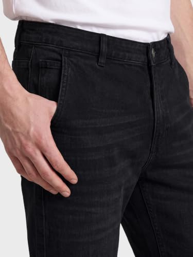 Image of THE INDIAN GARAGE CO Men Slim Fit Solid Mid-Rise Jeans