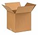 Aviditi 999 Corrugated Box, 9" Length x 9" Width x 9" Height, Kraft (Bundle of 25)