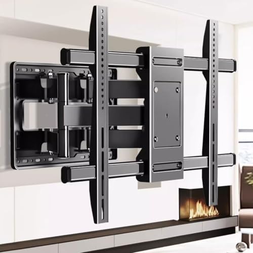 Support TV orientable et pliable pour grands écrans de 65 à 85 pouces