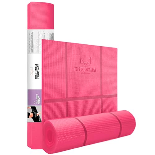Foldy Mat YM100 Faltbare Yoga Matte Pink
