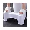 Squatty potje toilet kruk voetenbank kinderen zwangere vrouwen toiletten voetenbankjes badkamer en douche stoel voeten toilet 0917 (Color : White)