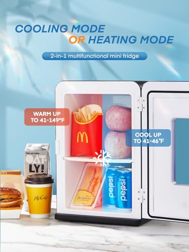 Northclan YT-A-15X Mini Fridge For Bedroom 15L, 21 Cans Small Skincare Fridge thumb #5