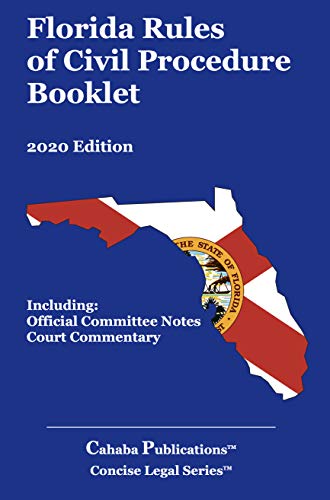 Florida Rules of Civil Procedure Booklet: 2020 Edition (English Edition) Francais PDF