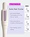 TSUYAGLA Automatic Hair Curler, 1 1/4 Inch Rotating Curling Iron with 3 Temp, 500 Million Ionic, 2-Way Rotation,10S Fast Heating, Anti-Scald, Anti-Tangle Rotating Curling Wand for Long Hair