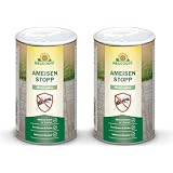 Neudorff AmeisenStopp – Ameisenstreumittel mit Sofortwirkung schützt effektiv gegen Ameisen rund ums Haus. Ameisenmittel zum Streuen oder Gießen, 2x 300 g