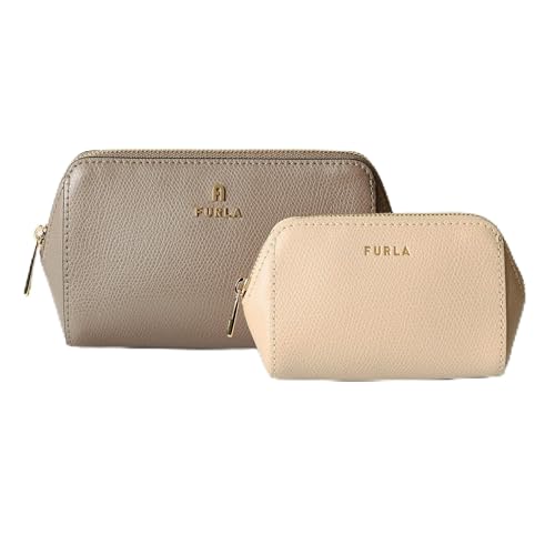 FURLA フルラ ポーチ WE00453 ARE000 3782S 1 007 コスメケース M セット グレー [並行輸入品]