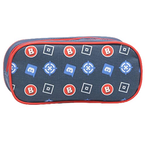 Kit Mochila Escolar Rodinha Infantil Criança B-BLOX Pop It Cor:Azul