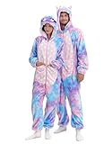 Monster Onesie Adult, Wild Animal Costume Pajamas Teen Women Men, Blanket Hoodie Pjs Halloween Christmas Cosplay Medium Purple
