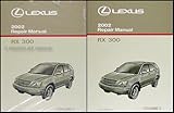  2002 Lexus RX 300 Repair Shop Manual 2 Volume Set Original RX300