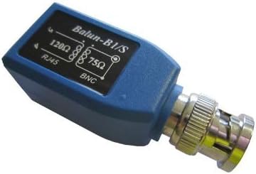 Balun-B1S - E1 Passive impedance Adapter 75 ohm BNC Female to 120ohm Twisted Pair