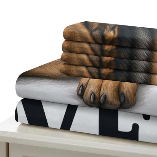 Housse de couette Berger Allemand 140x200 pour lit une place - 7